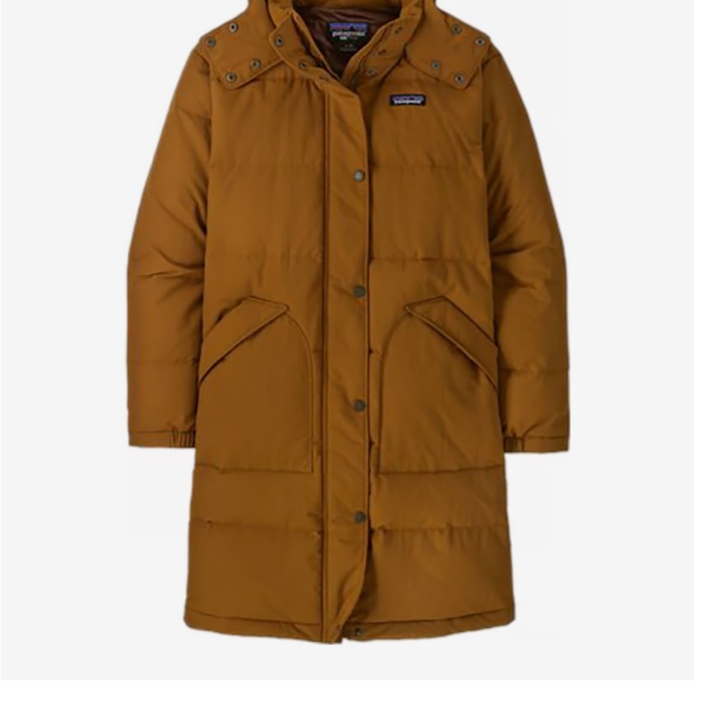 Patagonia Brown Long Puffer Coat